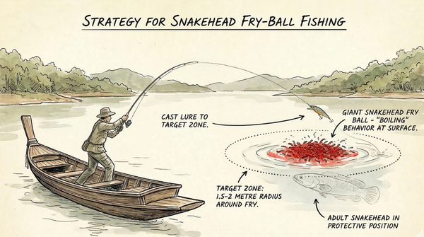 Snakehead Fry Ball Casting